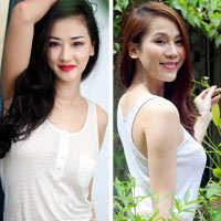 Thời trang công sở - Maya, Thái Hà: "Cặp song sinh" gợi cảm